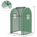 Mini Portable Greenhouse 94 x 94cm Weather Resistant for Plants Green by Outsunny