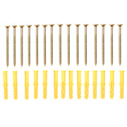 Wall Mounted Cat Tree with Scratching Post for Indoor Cats 4 Piece Space Saving Set Beige