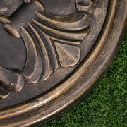 Bronze Round 13kg Garden Parasol Base Weight Stand Ideal for Outdoor Umbrella Stability