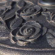 9kg Round Garden Parasol Base Bronze Outdoor Umbrella Stand for 38mm or 48mm Poles by Outsunny