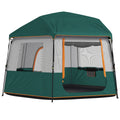 Family Shelter Tent for 6 with Quick Setup and Removable Roof for Garden or Beach Green