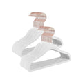 Set of 50 White Childrens Clothes Hangers Space Saving and Durable by Songmics