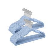 50 Pack Pale Blue Velvet Hangers Non Slip Space Saving Clothes Hangers by Songmics