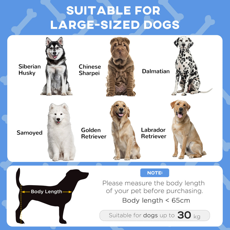 Elevated Cooling Dog Bed with Breathable Mesh for Large Pets Ideal for Summer Use Dark Blue