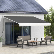 Electric Retractable Patio Awning 4 x 3m with Remote Control and Durable Aluminium Frame