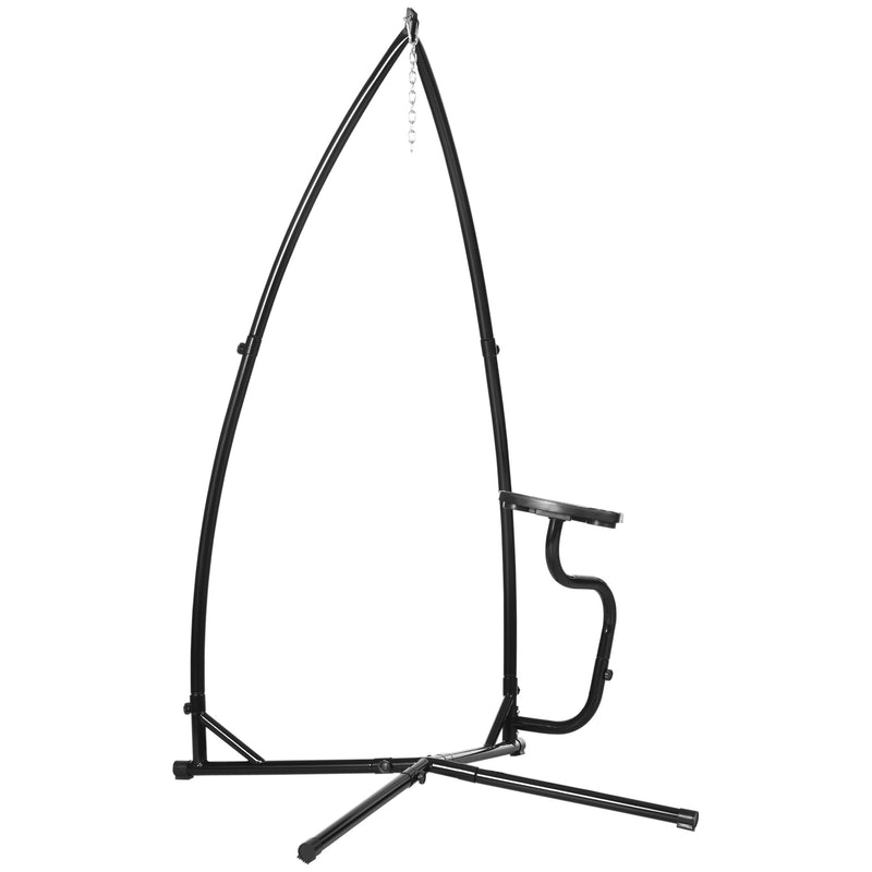 Heavy Duty Metal C Stand for Hammock Chair Ideal for Garden Porch or Indoor Use