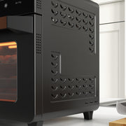 20L Mini Air Fryer Oven With 16 Cooking Presets And Timer For Countertop Use Black