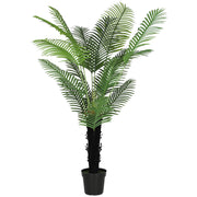 175cm Artificial Areca Palm Tree with 16 PE Leaves for Home or Office Display, Green