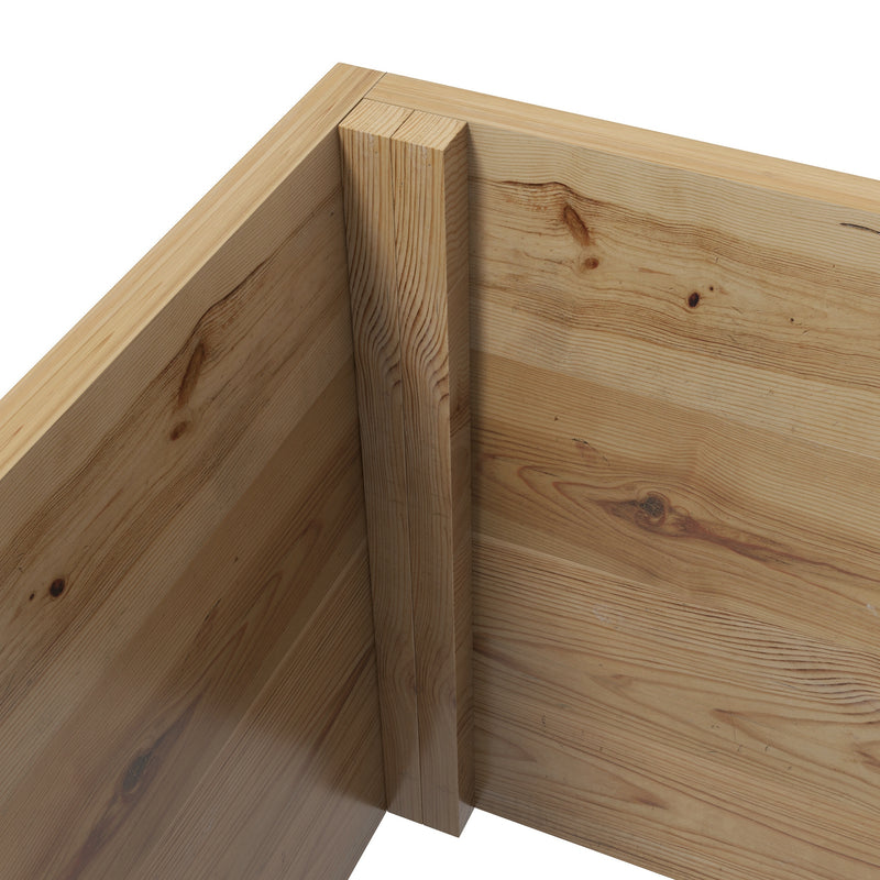 Wooden Raised Garden Bed With Trellis For Growing Vegetables Herbs And Flowers Outdoors