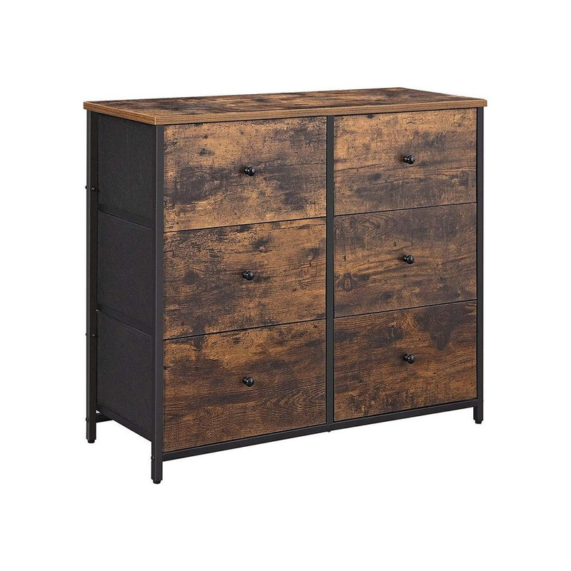 Songmics Fabric Chest of 6 Drawers