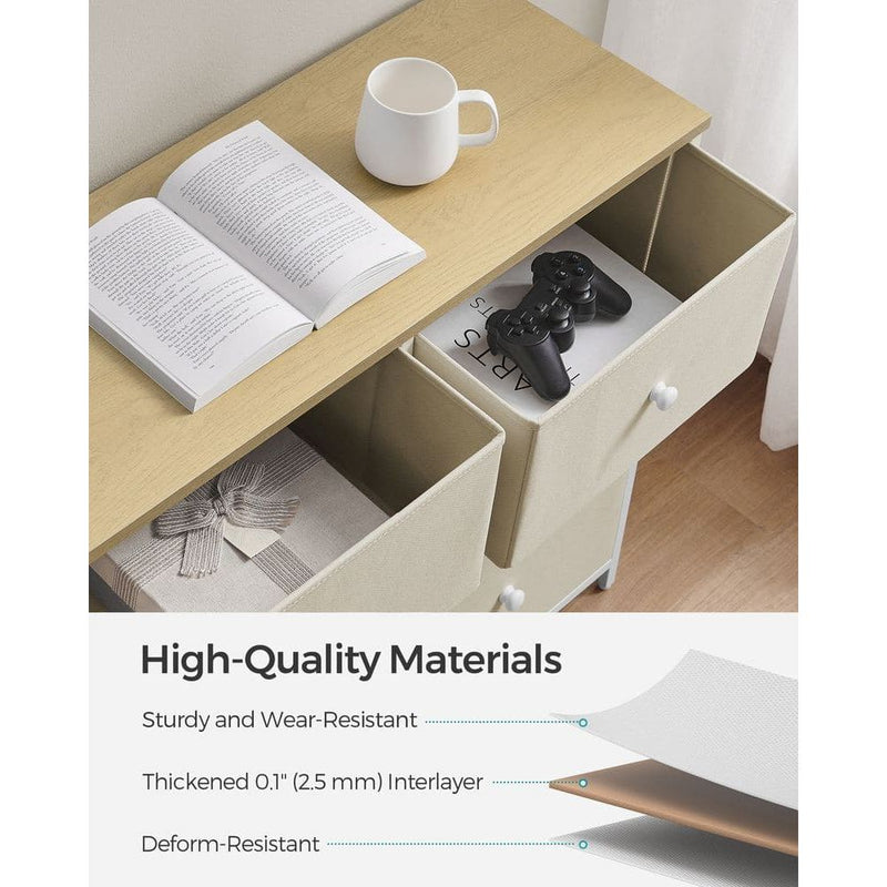 Songmics Fabric Chest of 6 Drawers