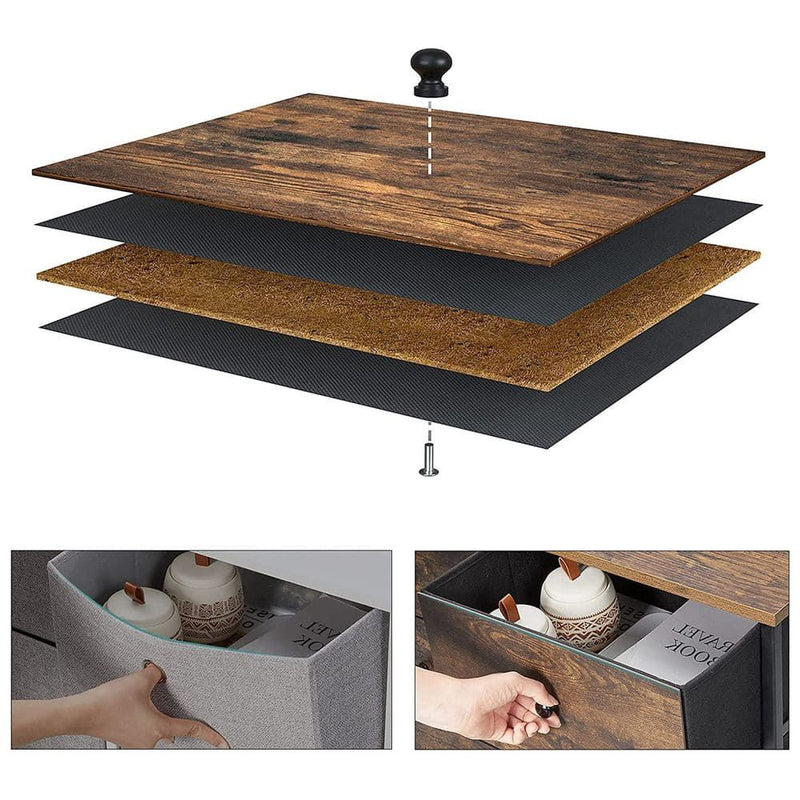 Songmics Fabric Chest of 6 Drawers