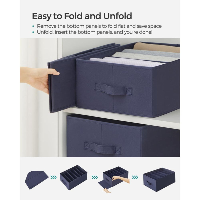 Collapsible Drawer Organiser, Set 2