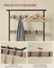 Image of an Industrial Hall Tree With Bench and Mirror by Vasagle