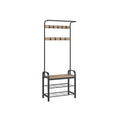 Compact Coat Rack With Shoe Storage Bench by Vasagle