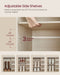 Beige Entryway Shoe Bench With Cushion by Vasagle