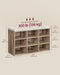 Compact Shoe Bench With Cushion by Vasagle