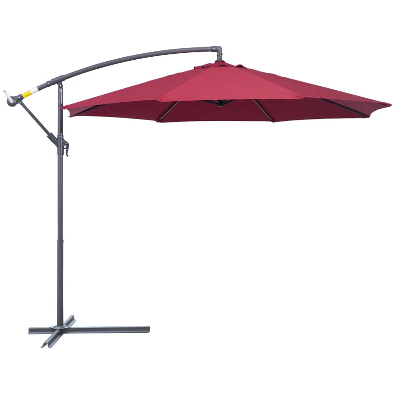 Contemporary 3m Cantilever Parasol with Crank Handle