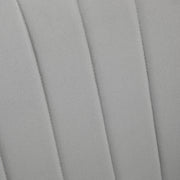 Set of 2 Modern Velvet Armchairs with Gold Legs Ideal for Living Room or Bedroom Light Grey