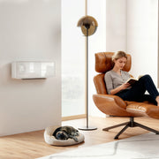 2000W Wall Mounted Ceramic Electric Heater with Thermostat for Home Use White