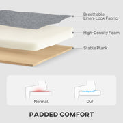 Three Seater Sofa Bed With Hidden Storage Space Ideal For Guest Rooms Grey