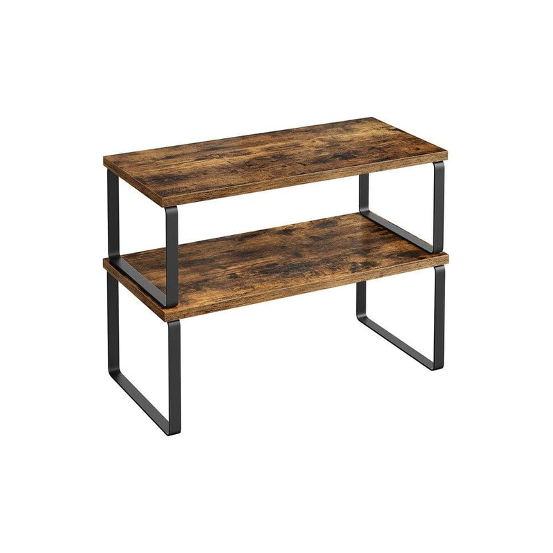 Set of 2 Cupboard Organiser Shelves