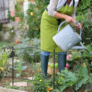 Set of Five Black Decorative Metal Garden Fence Panels 61cm for Borders and Edging