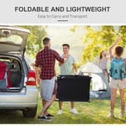 Black 2 Piece Foldable Sun Lounger Set with 5 Position Backrest for Outdoor Relaxing