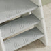 Grey Foldable Adjustable Toddler Tower with Handle and Non-Slip Design by AIYAPLAY