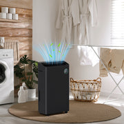 Portable Dehumidifier With Air Purifier and 5 Modes For Home and Laundry Use, Black