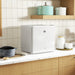 46 Litre Lockable Countertop Fridge Cream White by HOMCOM