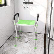 Adjustable Aluminium Bath Seat With Backrest For Elderly And Disabled Support Grey