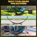 Brown 3.25m Wooden Hammock Stand Universal Fit for Garden and Camping by Outsunny