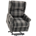 Electric Riser Recliner Chair With Massage and Power Lift for Easy Standing Grey
