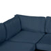 Blue Garden Rattan Sofa Cushion Cover Replacement Weather-Resistant No Cushion by Outsunny