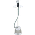 1800W Standing Clothes Steamer with Accessories Grey by HOMCOM