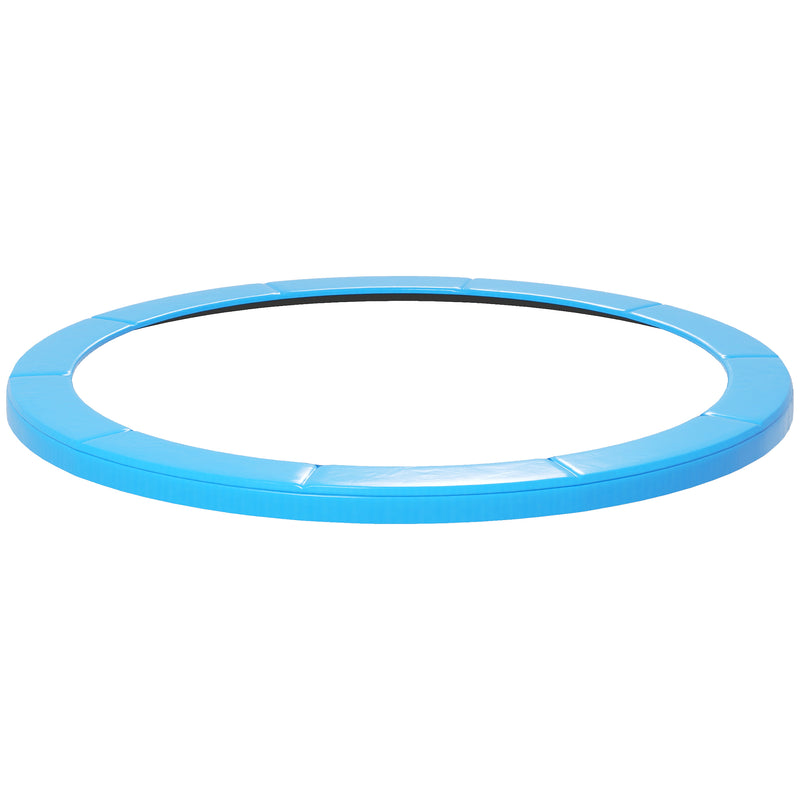 Trampoline Safety Pad for 12ft Round Trampolines Cushioned Edge Protection Light Blue AOSOM