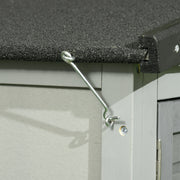 Wooden Rabbit Hutch With Spacious Outdoor Run Ideal for Garden Pet Housing Grey