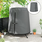 Grey Hanging Egg Chair Protective Cover 196 x 230 cm Weatherproof by Outsunny