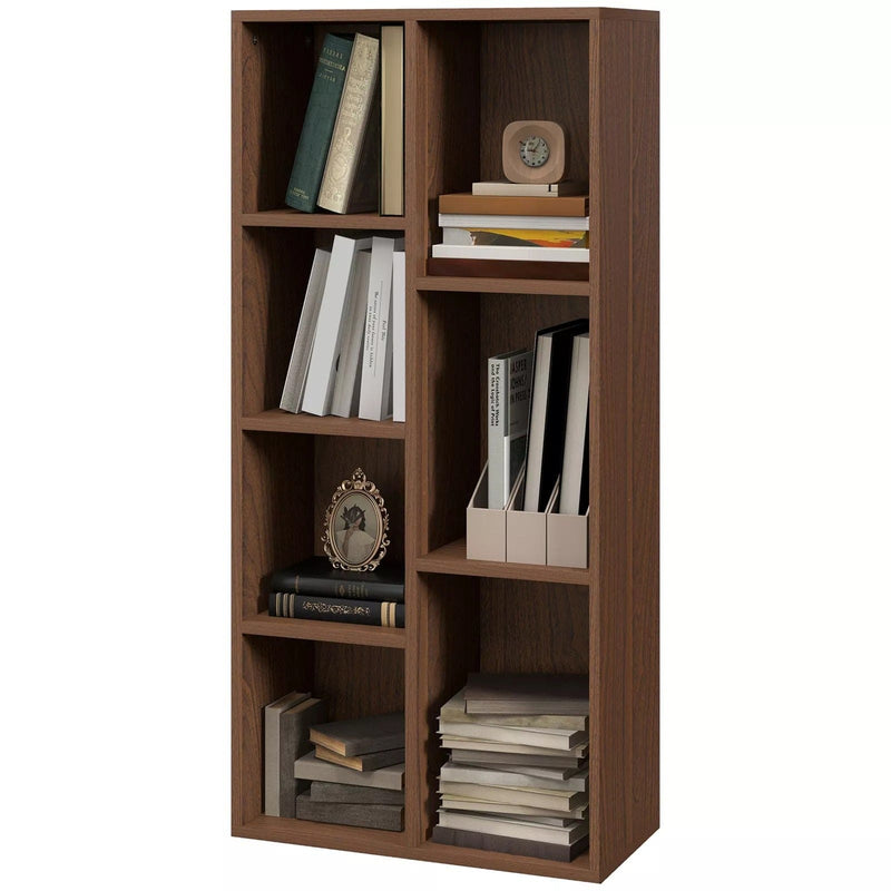 Image of a Dark Brown Cube Bookcase.