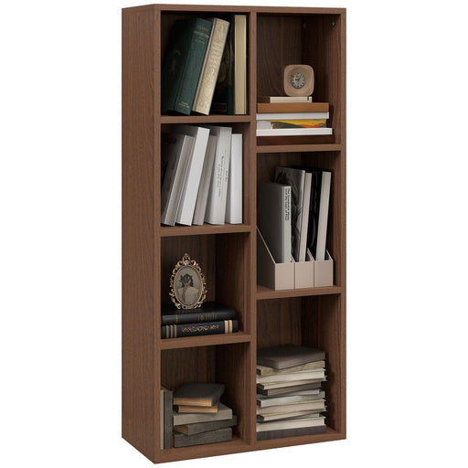 Image of a Dark Brown Cube Bookcase.