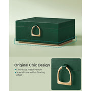 Image of a Dark Green Jewellery Box