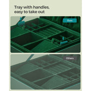 Image of a Dark Green Jewellery Box