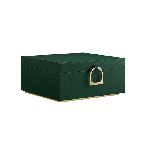 Image of a Dark Green Jewellery Box