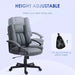 Image of a dark grey office chair