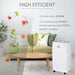 12L Dehumidifier in elegant white