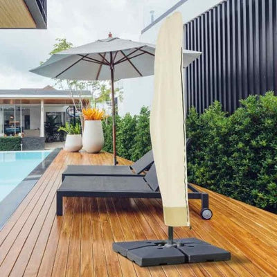 Deluxe Waterproof Garden Parasol Cover - Large Outsunny