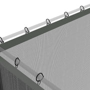 Outsunny 352 x 207cm Universal Replacement Mesh Sidewall Netting for Patio Gazebos and Canopy Tents, (Sidewall Only) Dark Grey AOSOM