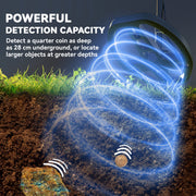 Metal Detector for Adults and Beginners with Waterproof Coil and LCD Display by Outsunny AOSOM