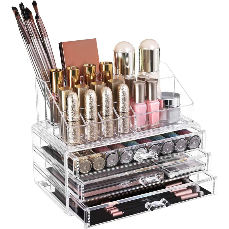 Acrylic Dressing Table Makeup Organiser Songmics